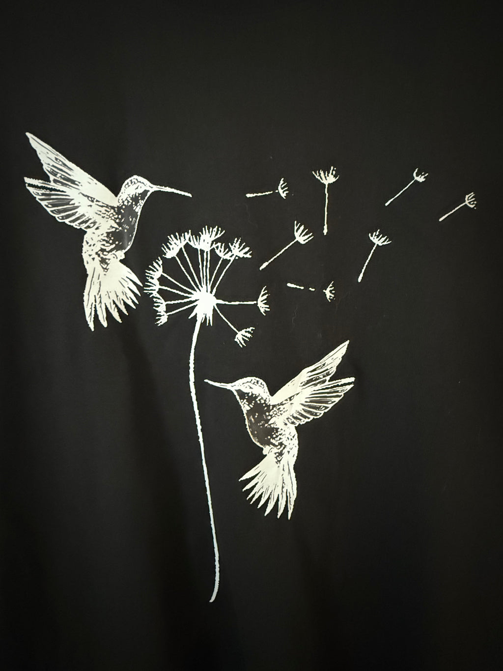 Hummingbird Flower Theme Shirt
