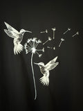 Hummingbird Flower Theme Shirt