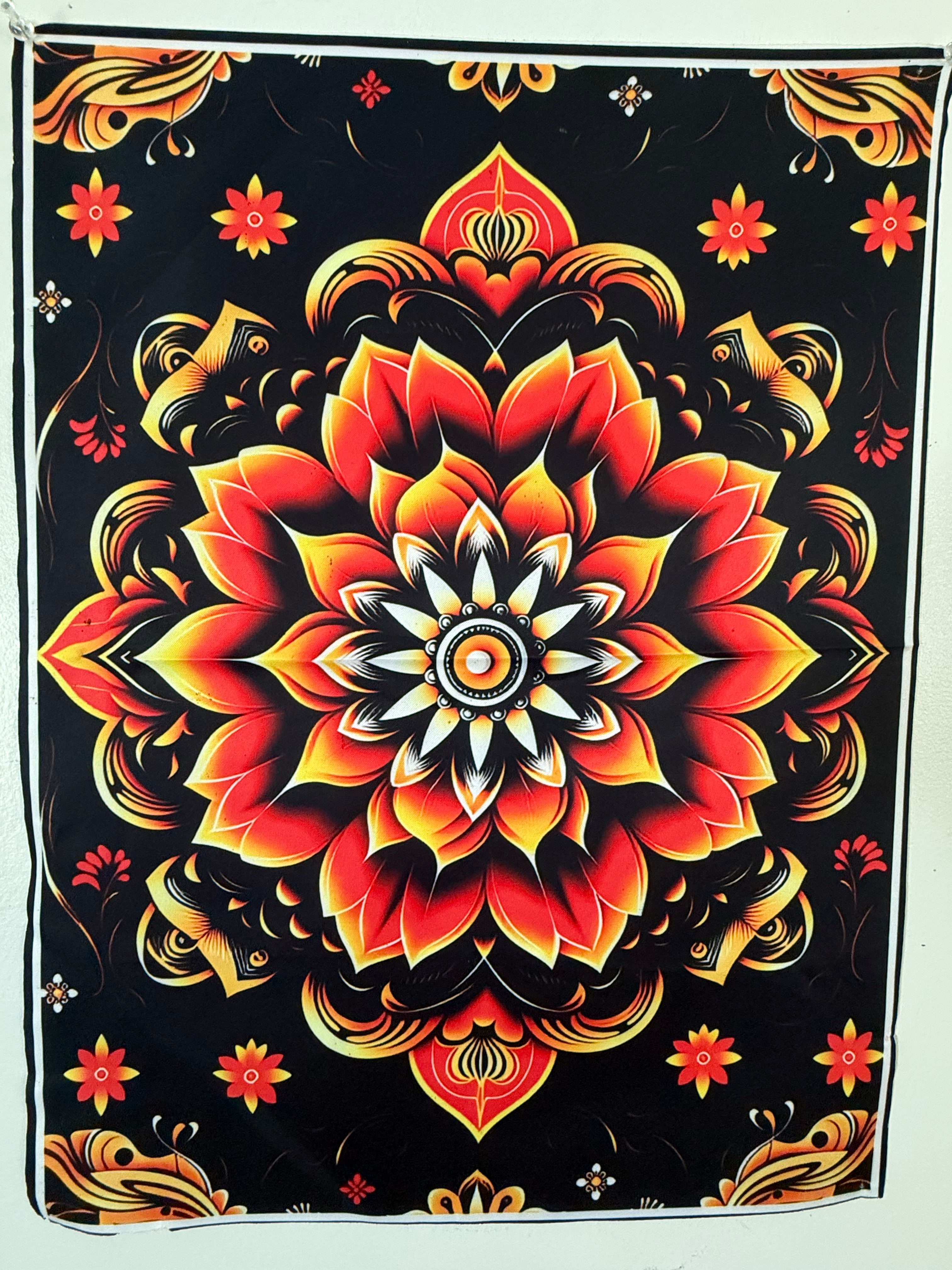 Vibrant Color Abstract Tapestry