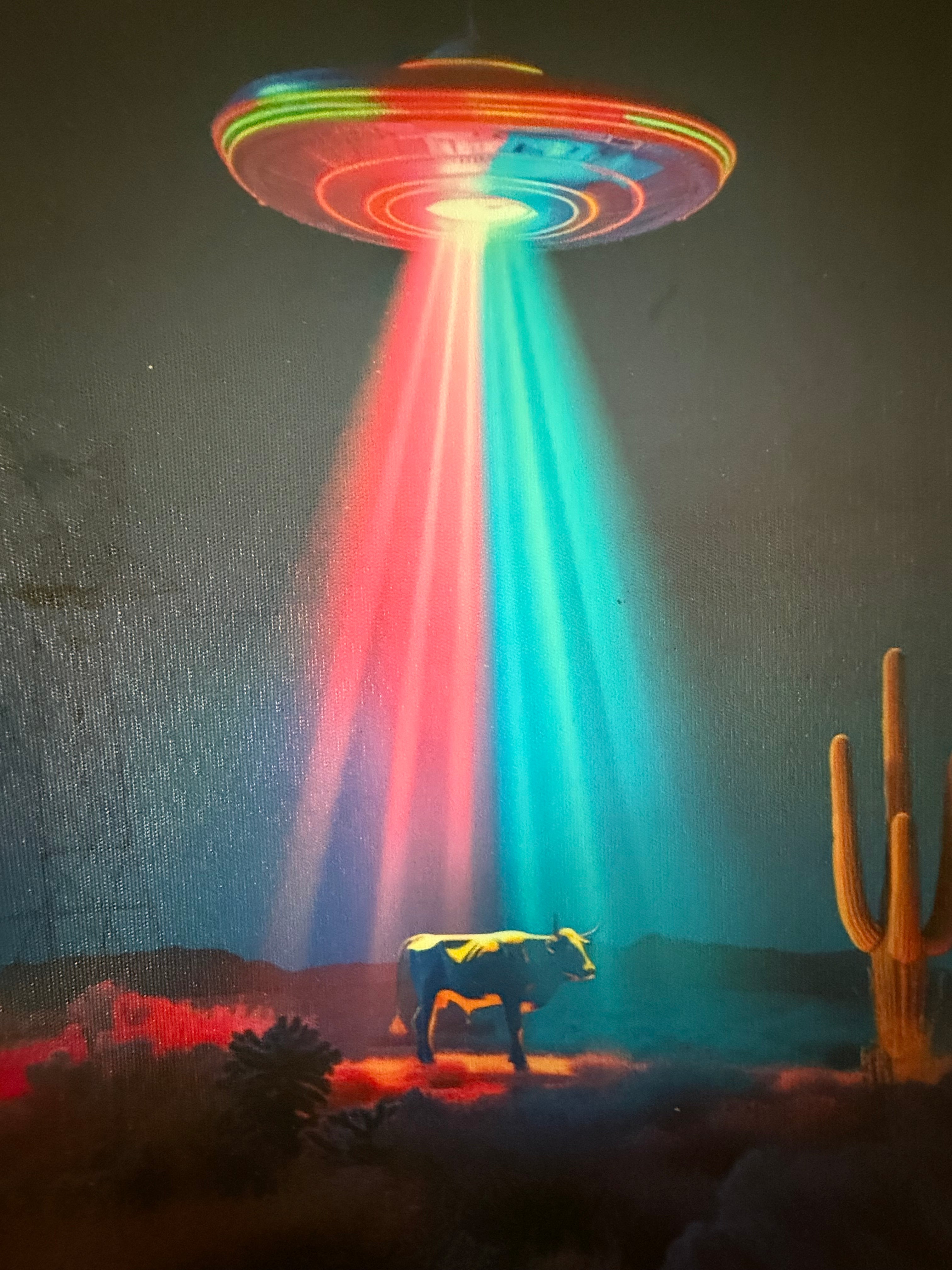 Alien Cow Art