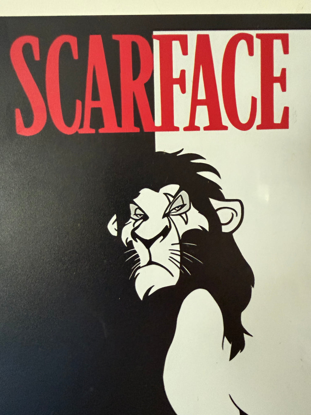 SCARFACE/LION KING Metal Art