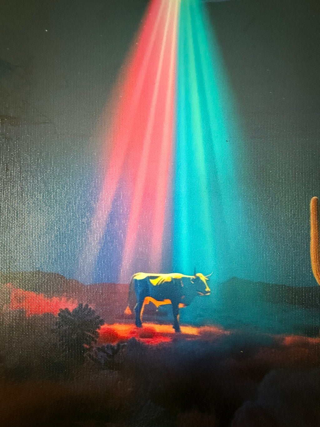 Alien Cow Art