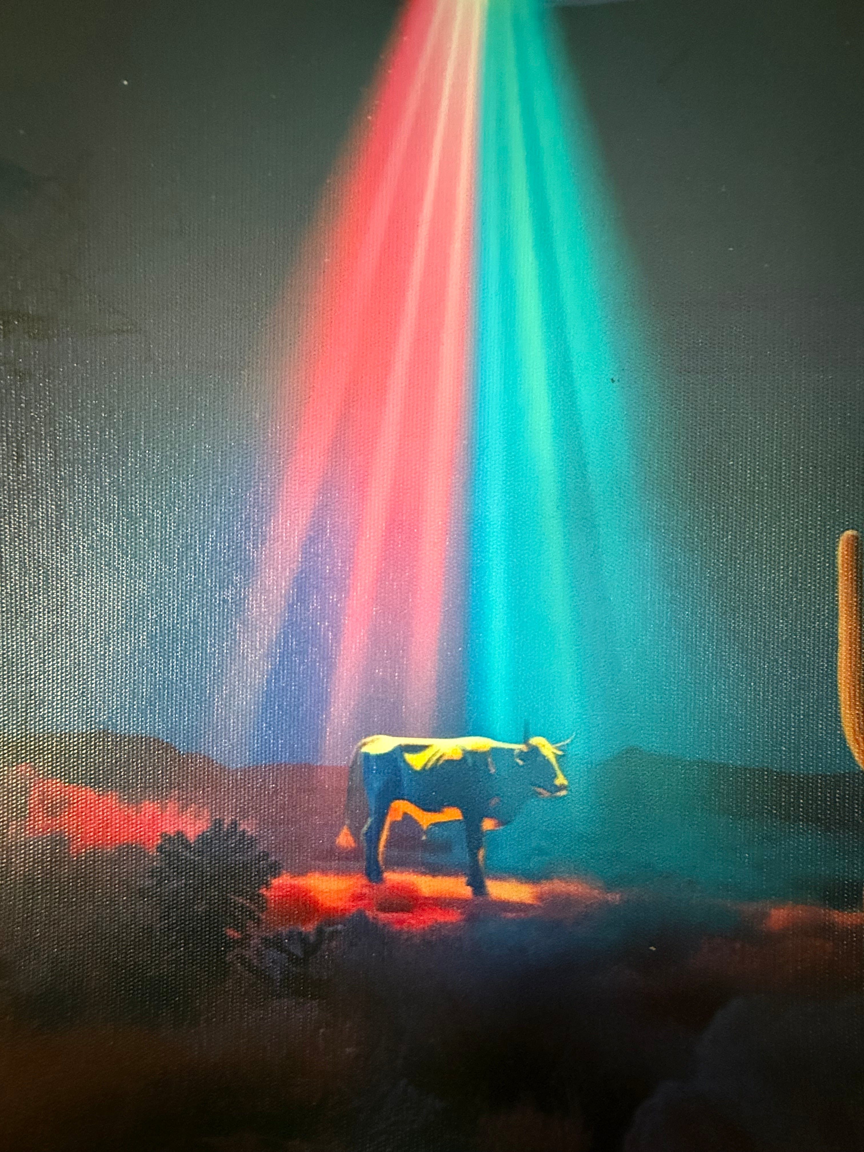 Alien Cow Art