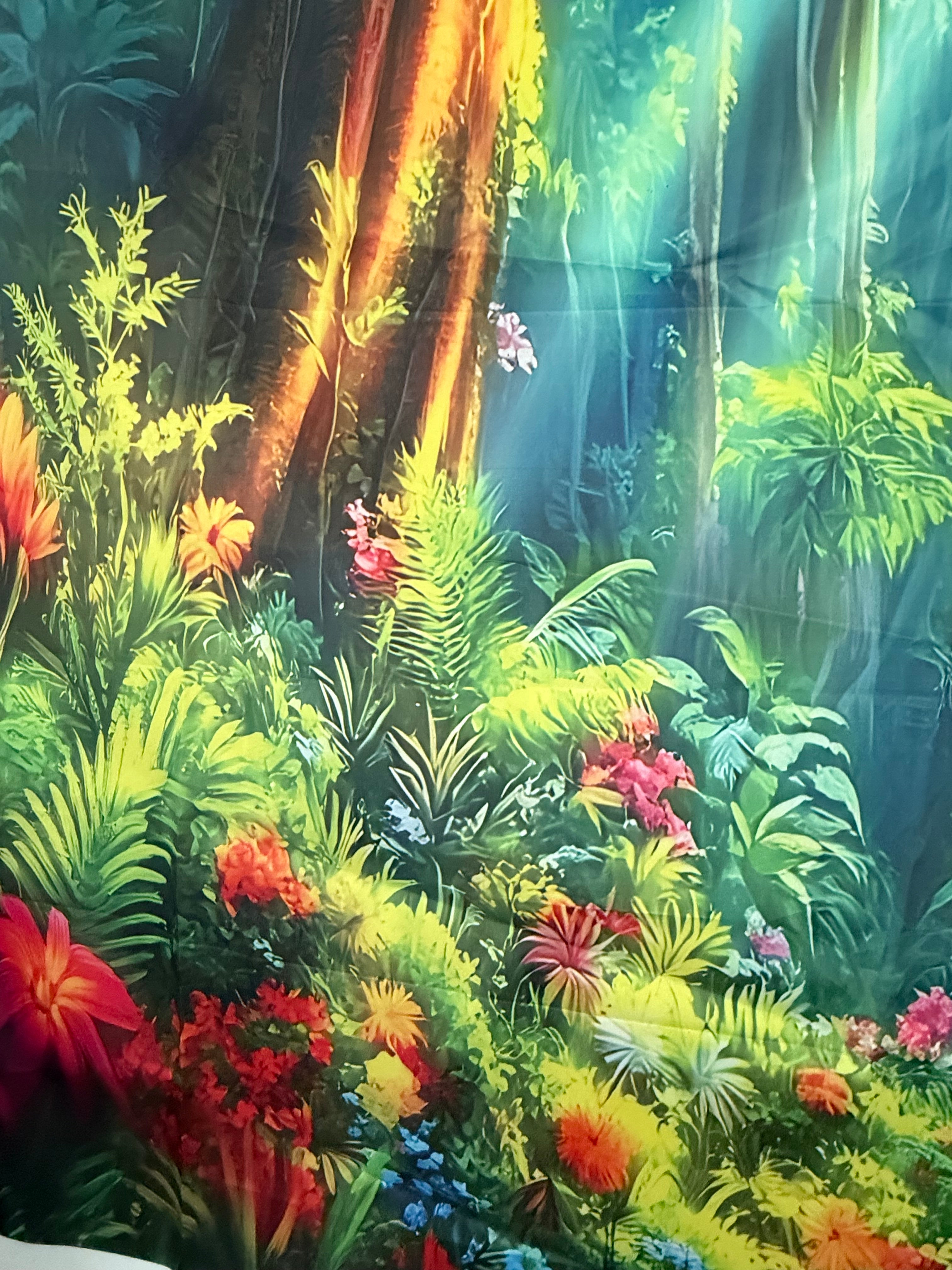 Large Tapestry Forest Theme
