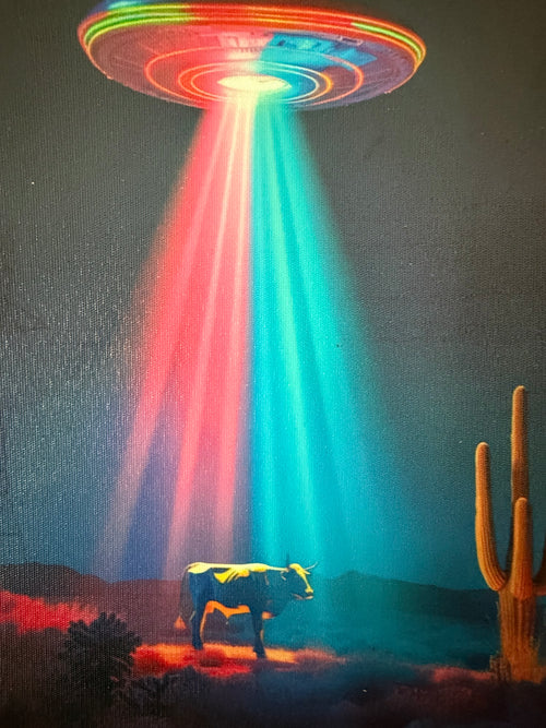 Alien Cow Art