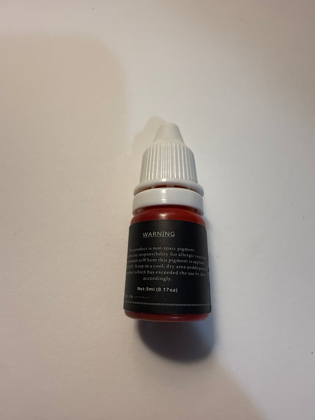 Bright Red Tattoo Ink