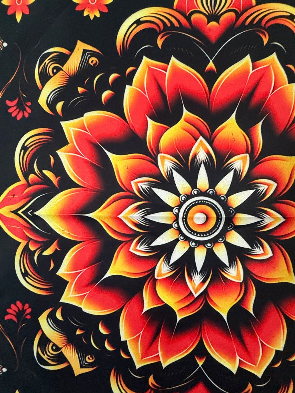 Vibrant Color Abstract Tapestry