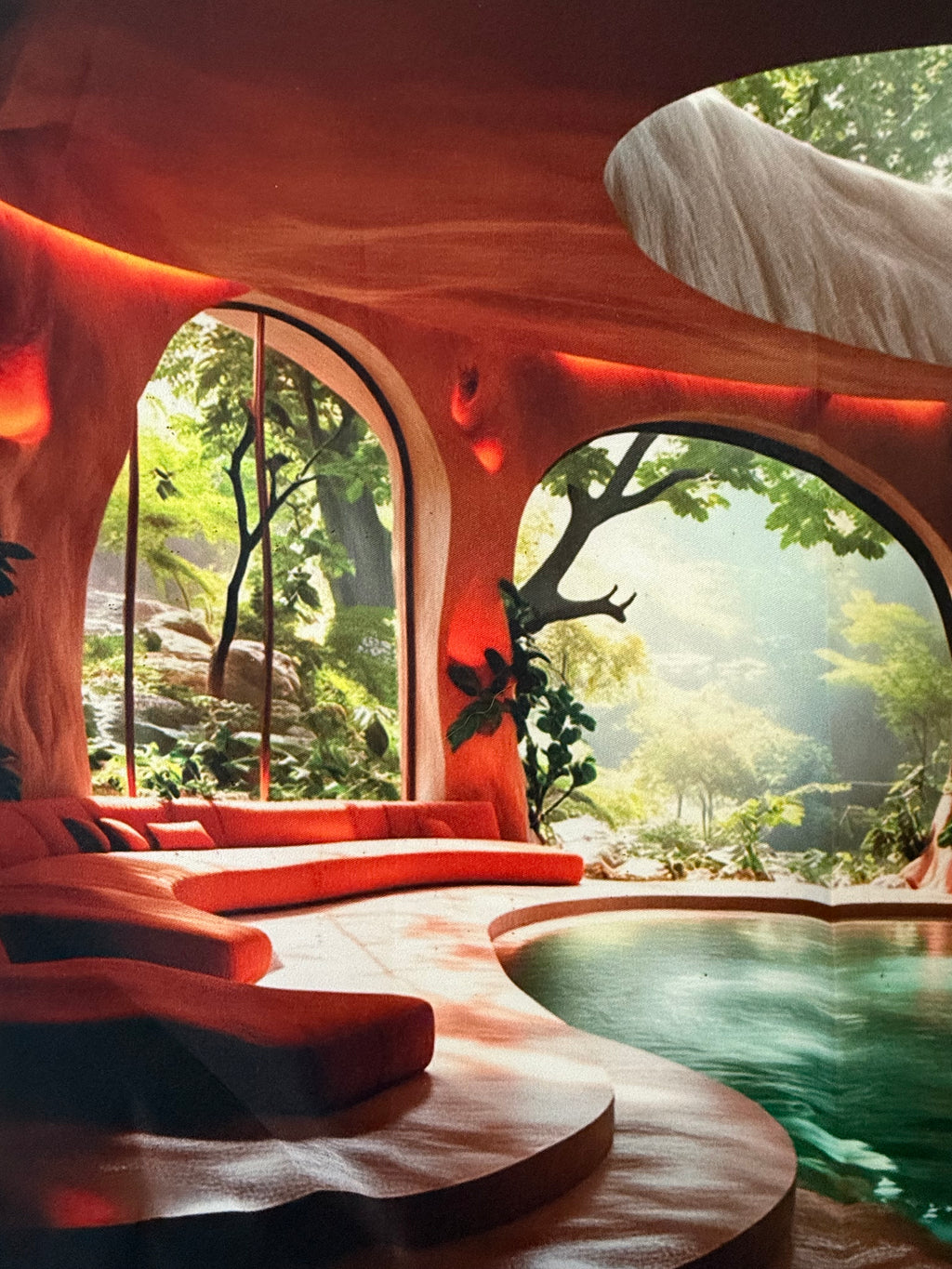 Waterfall Theme Tapestry
