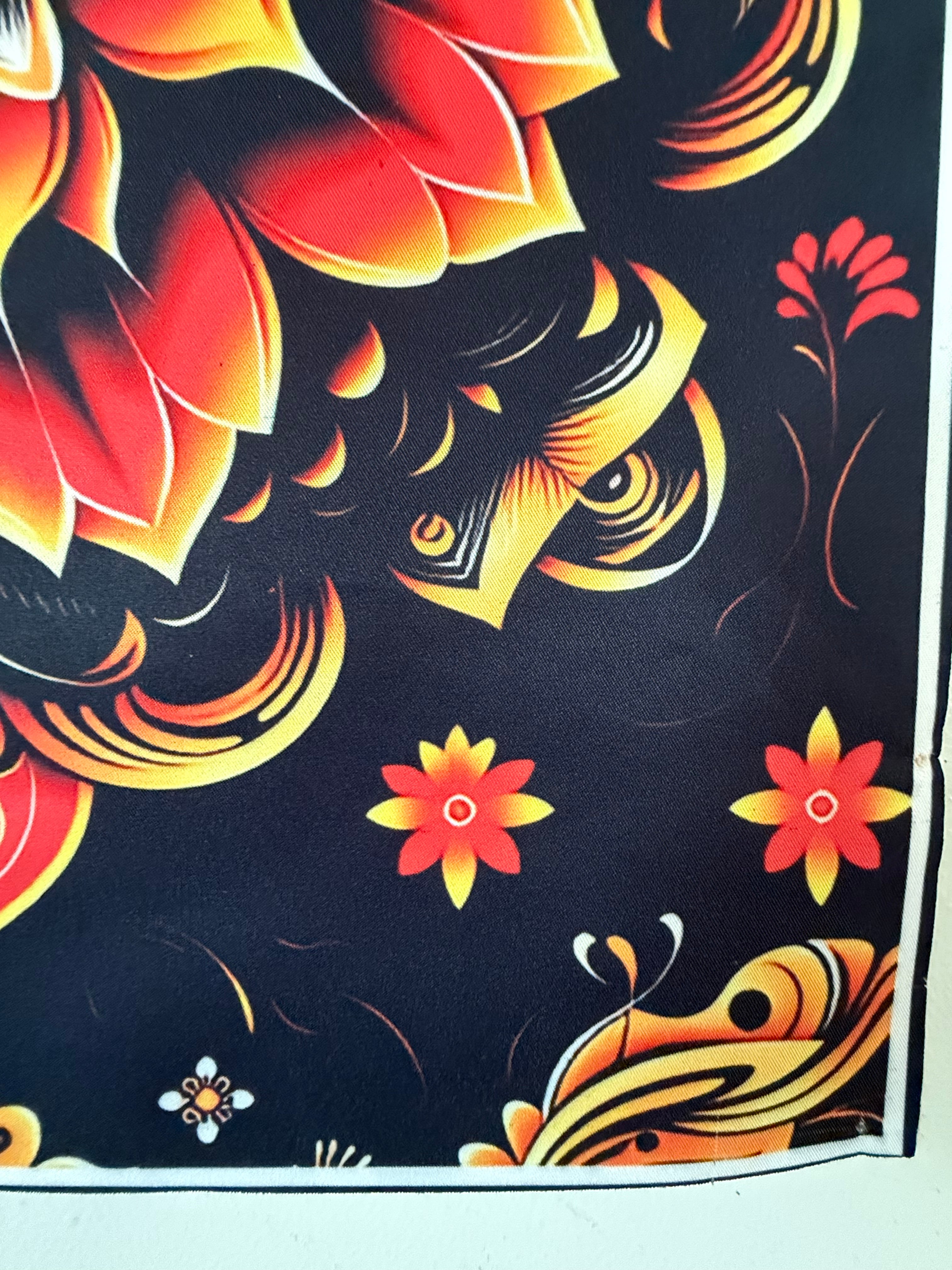 Vibrant Color Abstract Tapestry