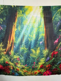 Large Tapestry Forest Theme