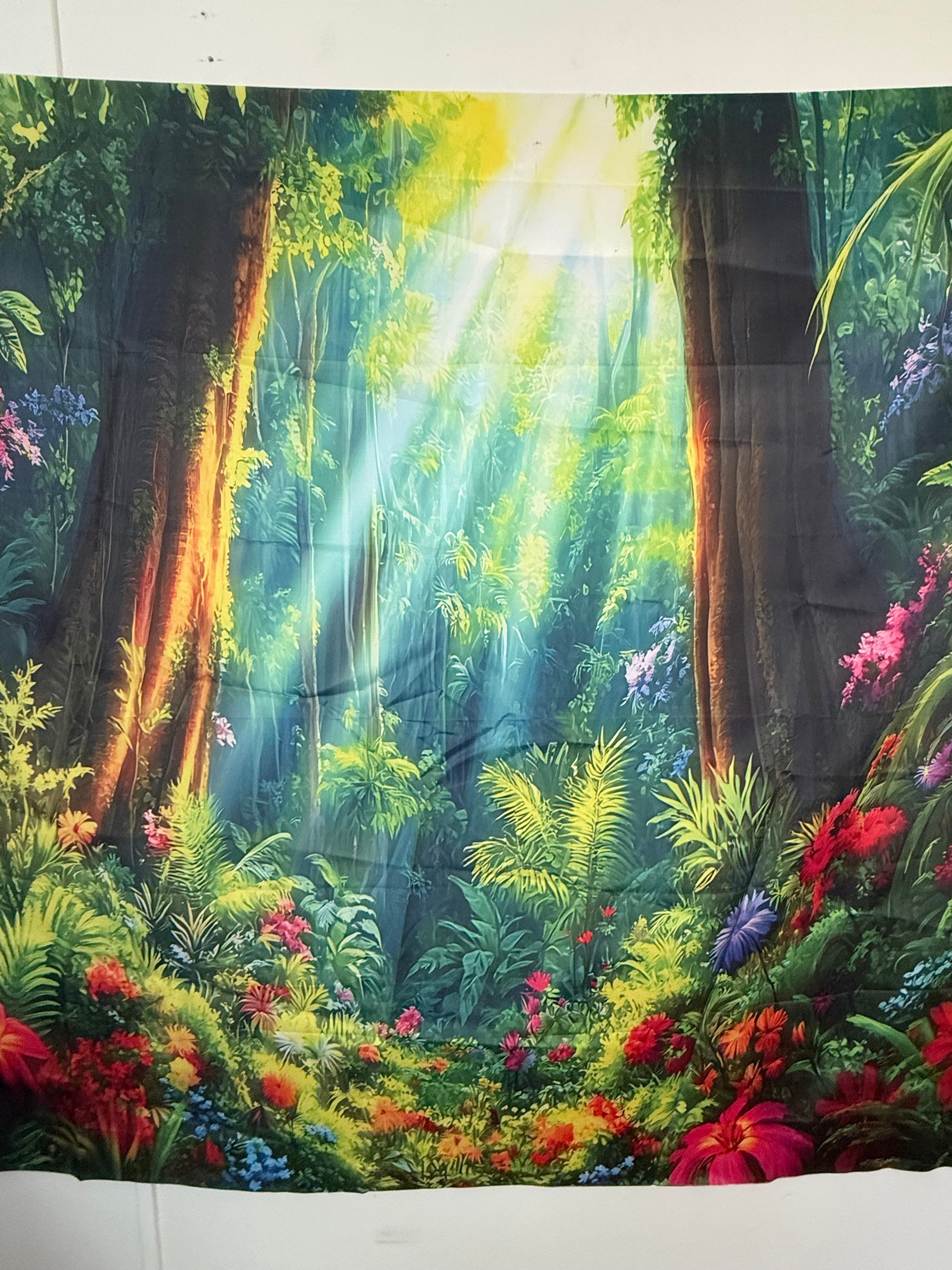 Large Tapestry Forest Theme