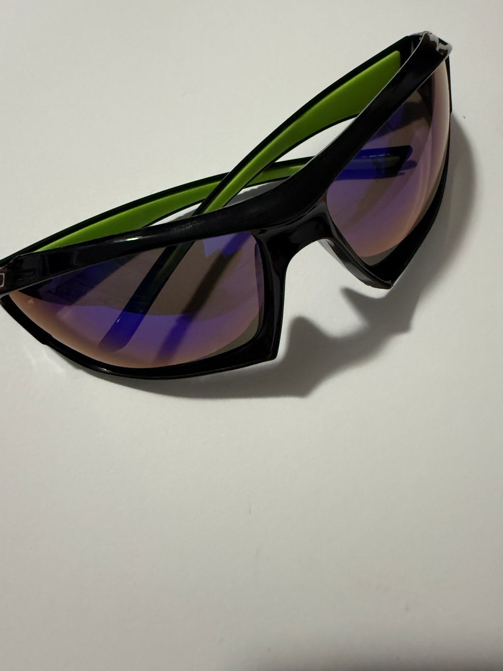 Blue on Green Polarized Sunglasses