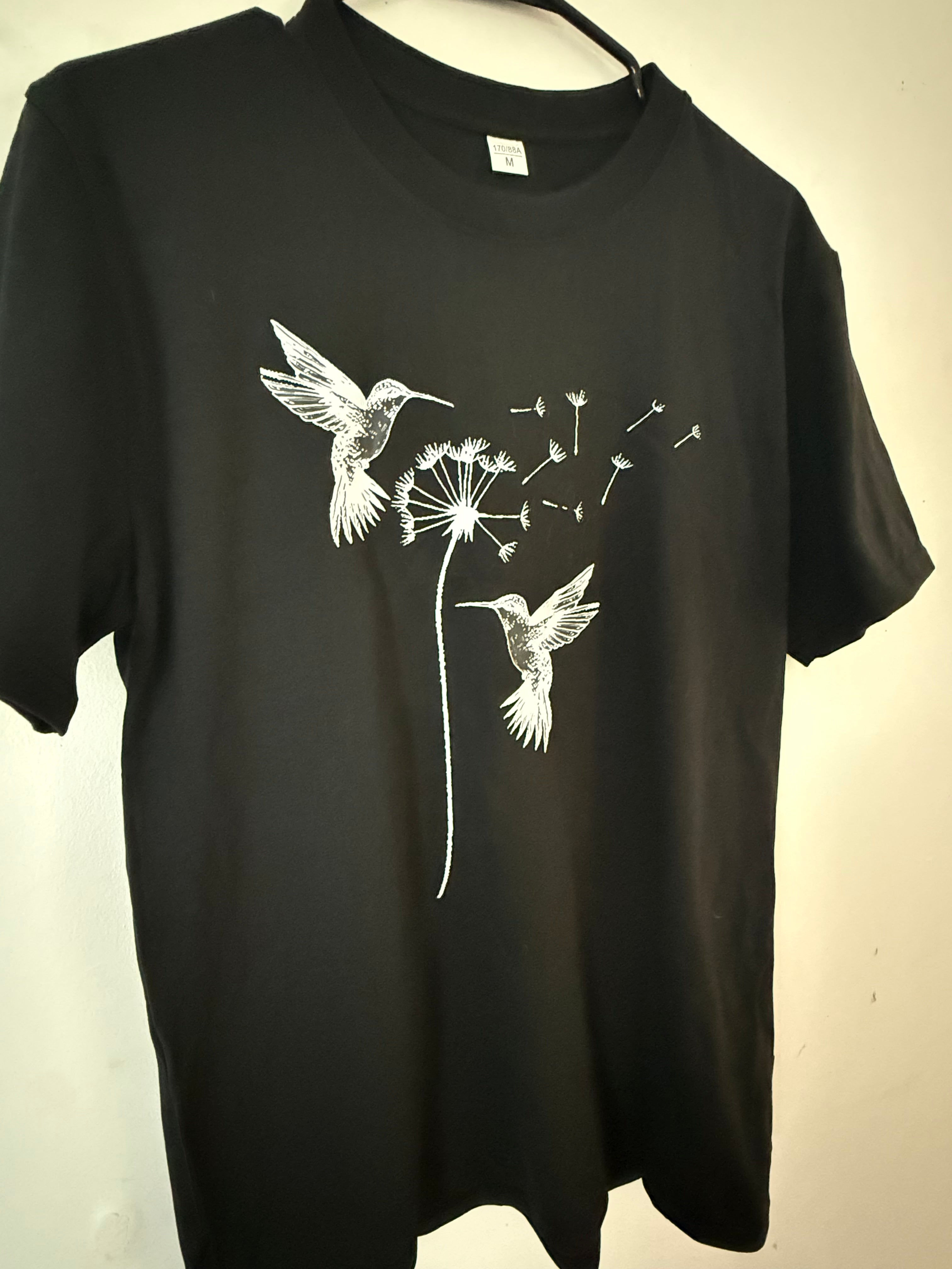 Hummingbird Flower Theme Shirt