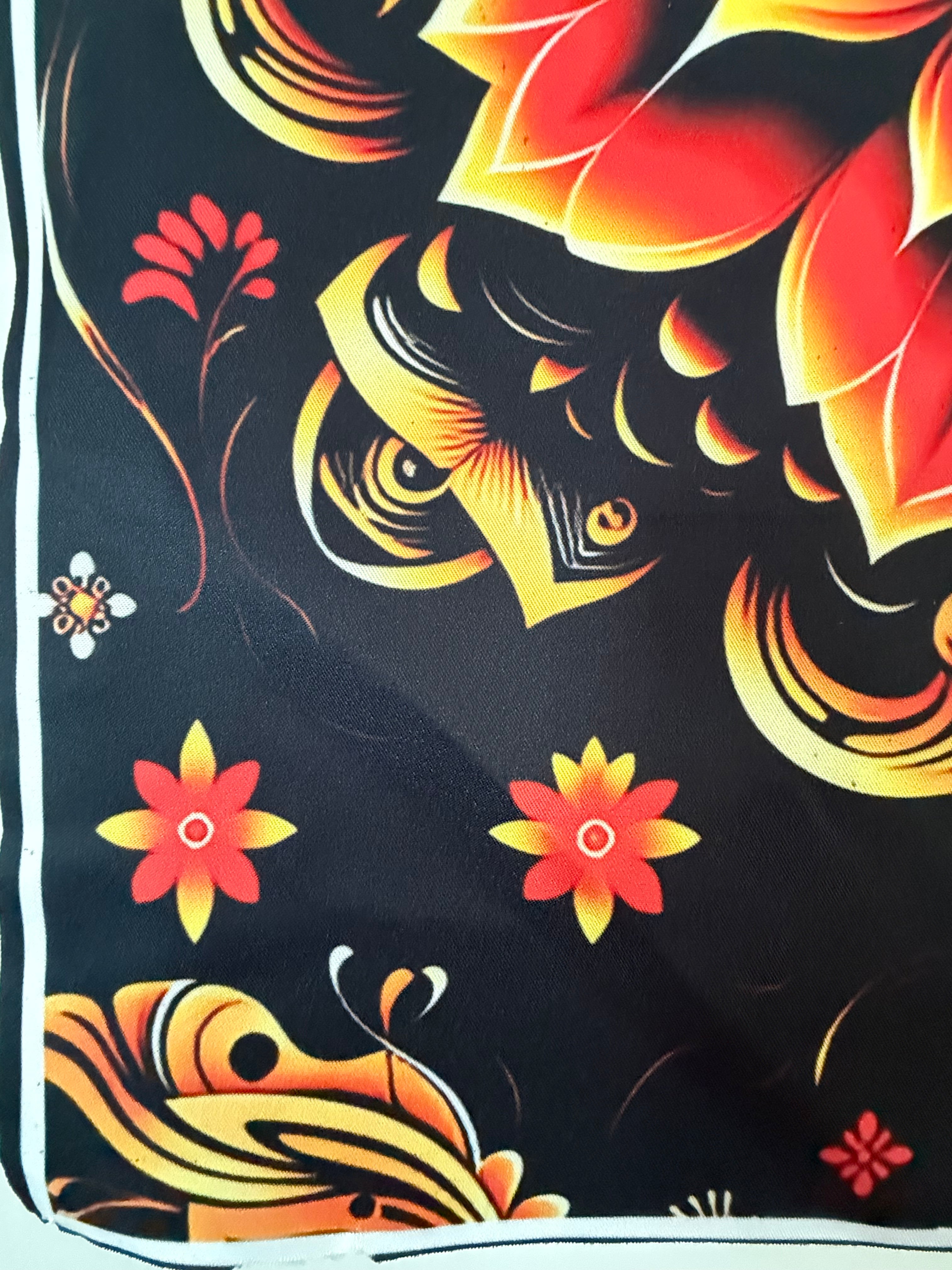 Vibrant Color Abstract Tapestry