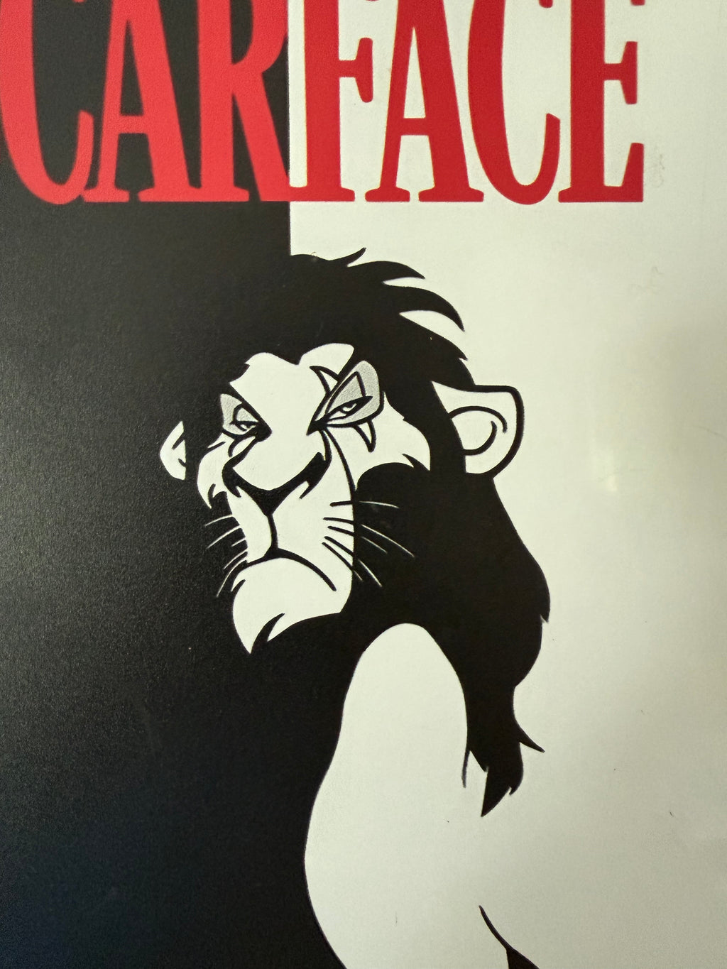 SCARFACE/LION KING Metal Art