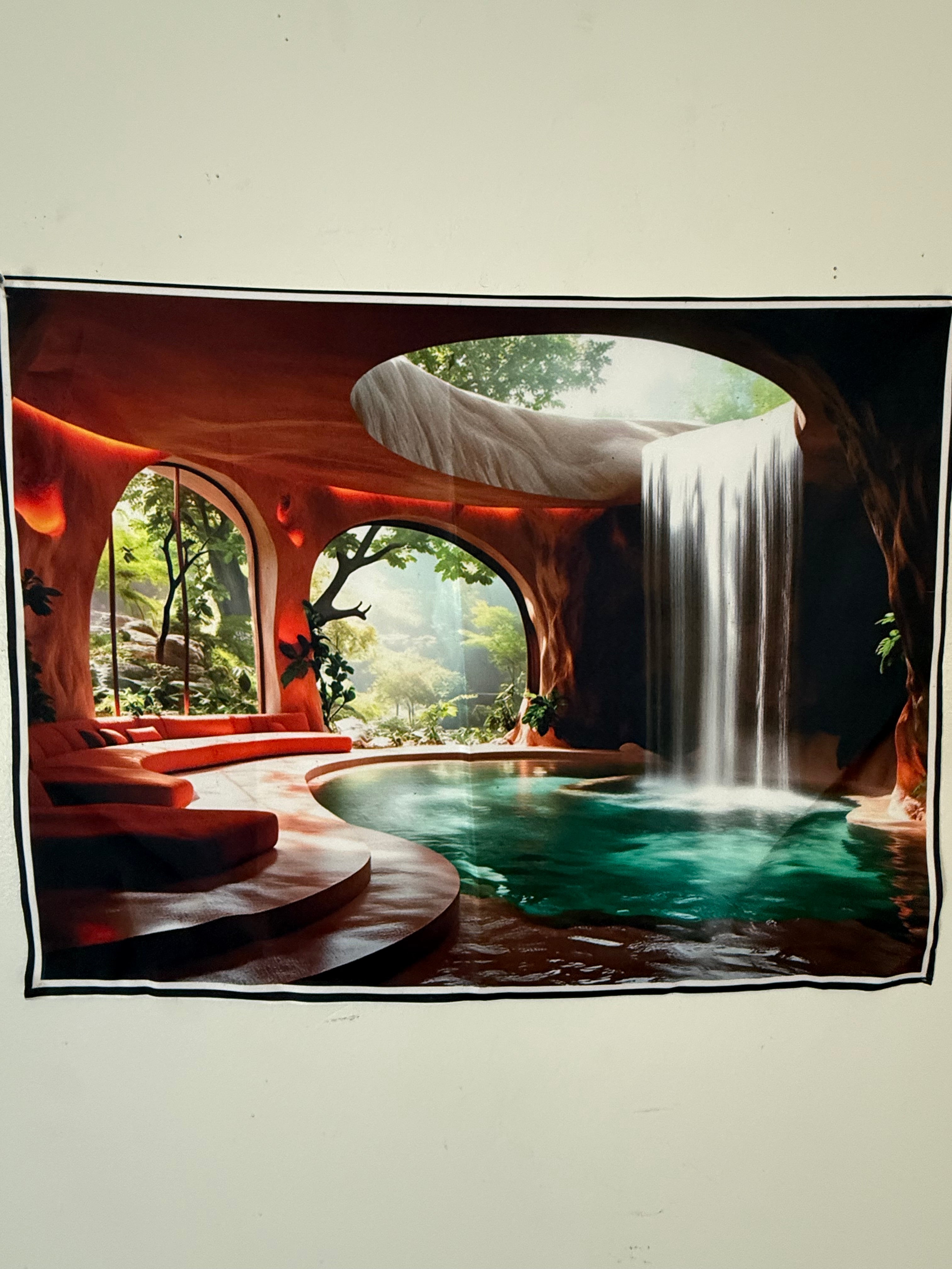 Waterfall Theme Tapestry