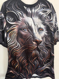 Stylish Lion Theme Shirt